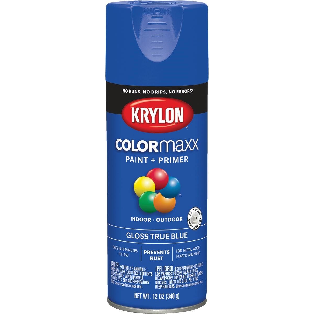 Krylon ColorMaxx 12 Oz. Gloss Spray Paint, True Blue