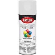 Krylon ColorMaxx 12 Oz. Flat Spray Paint, White