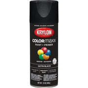 Krylon ColorMaxx12 Oz. Satin Spray Paint, Black