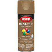 Krylon ColorMaxx 12 Oz. Satin Spray Paint, Brown Boots