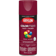 Krylon ColorMaxx 12 Oz. Satin Spray Paint, Burgundy