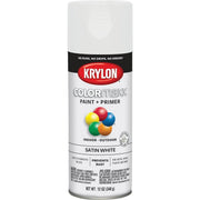 Krylon ColorMaxx 12 Oz. Satin Spray Paint, White