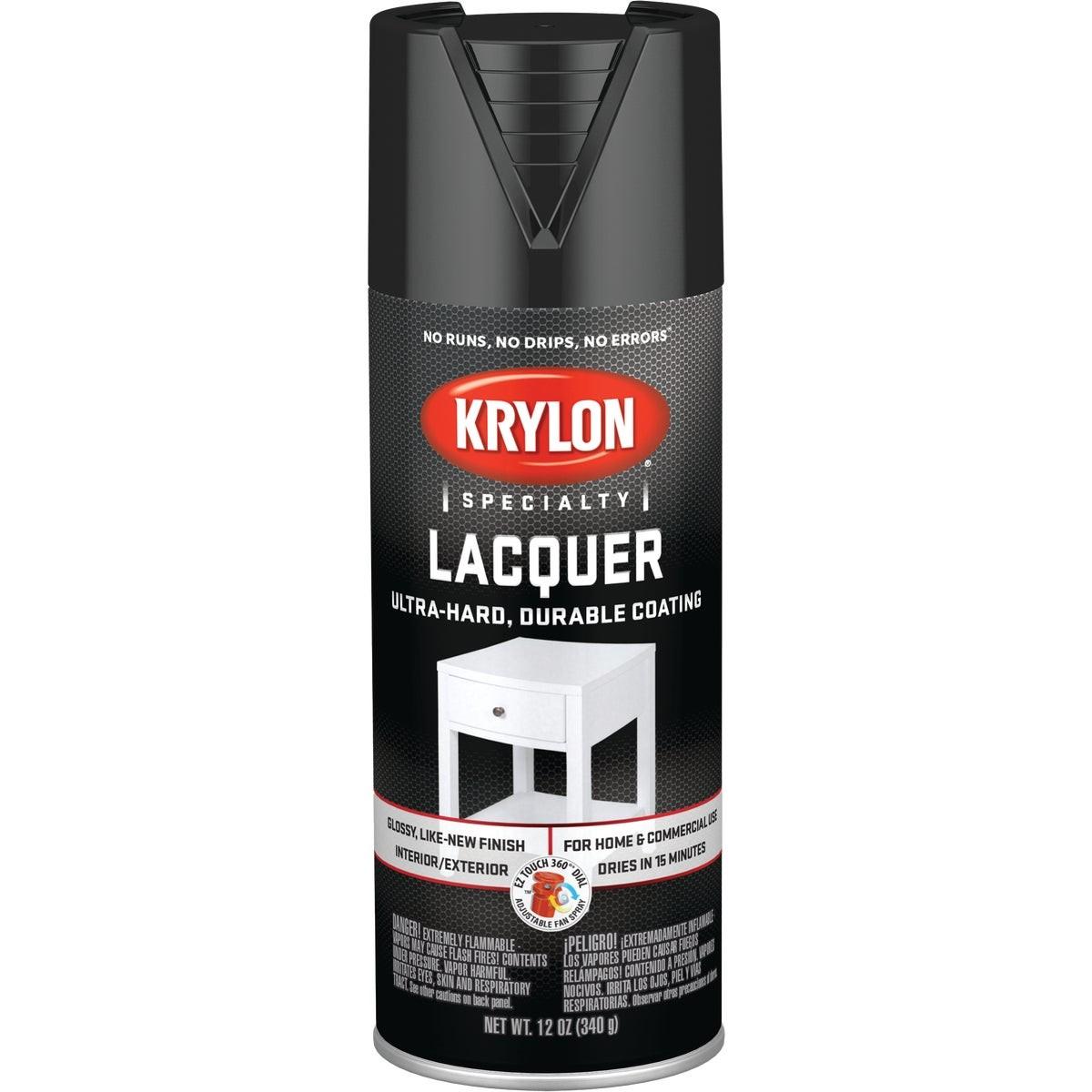 Krylon 12 Oz. Black Spray Lacquer