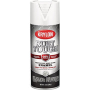 Krylon Rust Tough 12 Oz. Semi-Gloss Alkyd Enamel Spray Paint, White