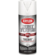 Krylon Rust Tough 12 Oz. Satin Alkyd Enamel Spray Paint, White