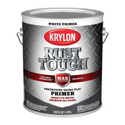 Krylon Rust Tough Primer, White, 1 Gal.