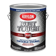 Krylon Rust Tough  Oil-Based Gloss  Rust Control Enamel, Clear Base, 1 Gal.