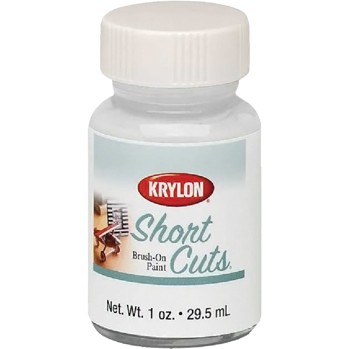 Krylon Short Cuts White High Gloss 1 Fl. Oz. Hobby Paint