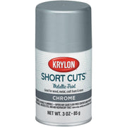 Krylon Short Cuts 3 Oz. High-Gloss Enamel Spray Paint, Chrome
