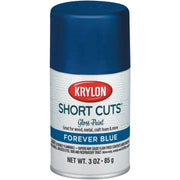 Krylon Short Cuts 3 Oz. High-Gloss Enamel Spray Paint, Forever Blue