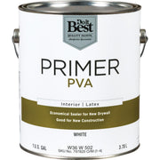 PVA Interior Latex Drywall Primer, White, 1 Gal.