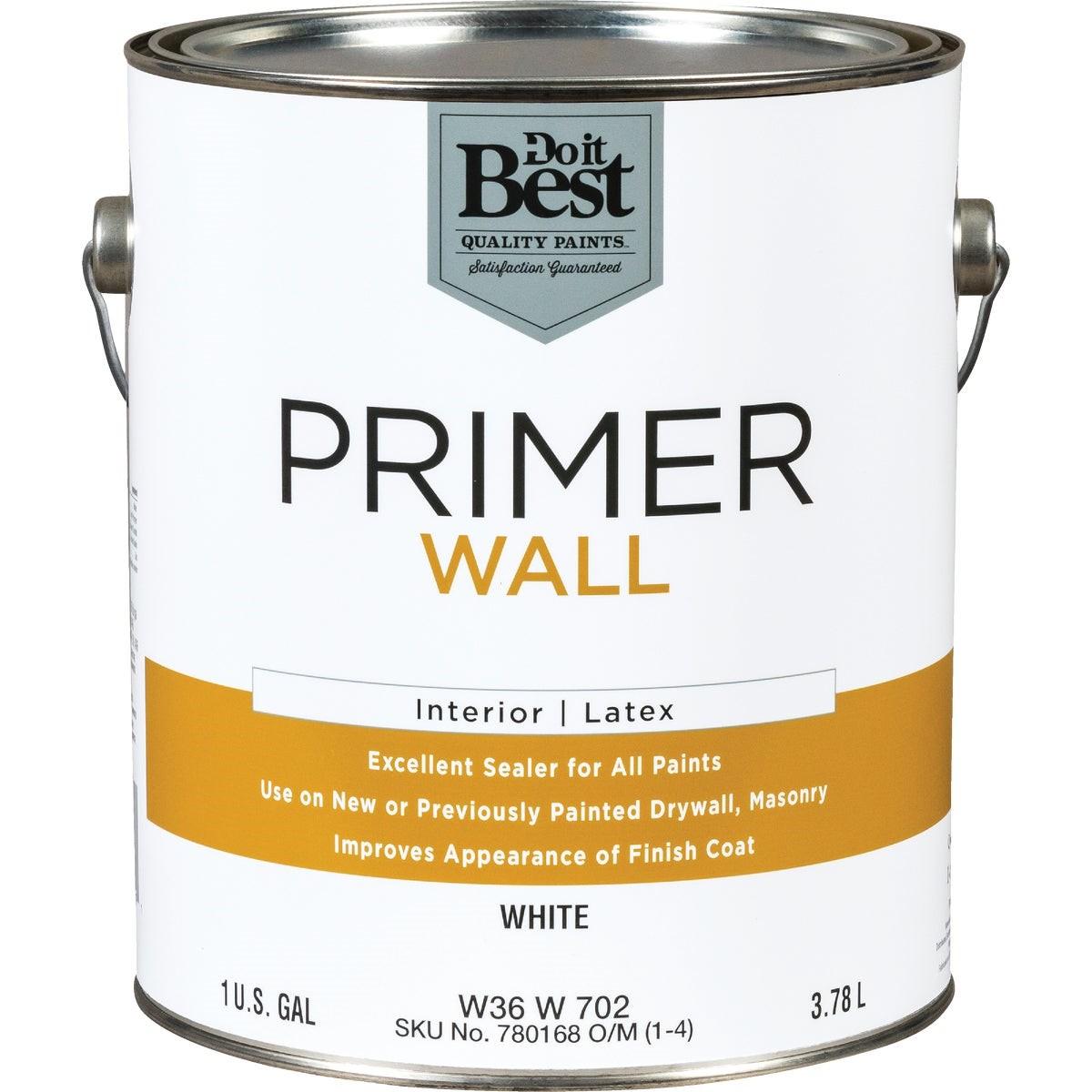 Interior Latex Wall Primer, White, 1 Gal.