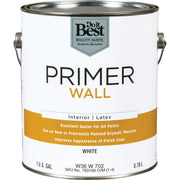 Interior Latex Wall Primer, White, 1 Gal.