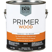 White Oil-Based Wood Exterior Primer, 1 Gal.