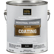 Alkyd Industrial Coating, Black, 1 Gal.