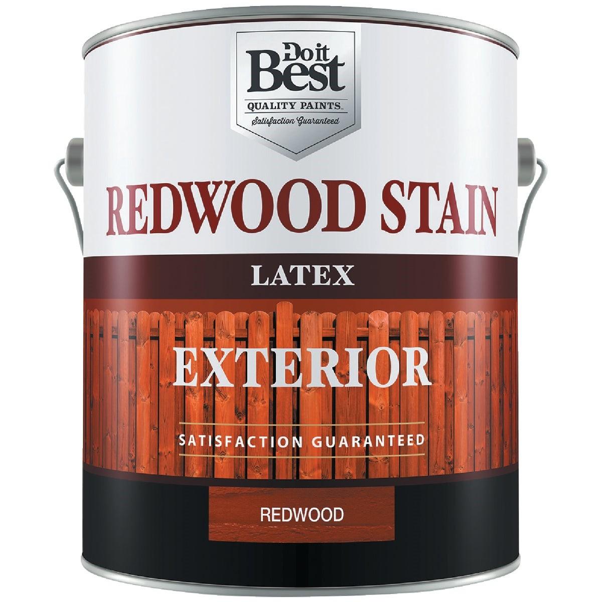 Exterior Stain, Redwood, 1 Gal.