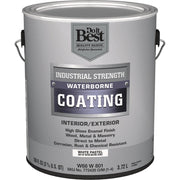 Pastel Base Waterborne Industrial Enamel, White, 1 Gal.