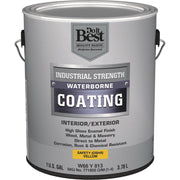 Waterborne Industrial Enamel, Osha Yellow, 1 Gal.