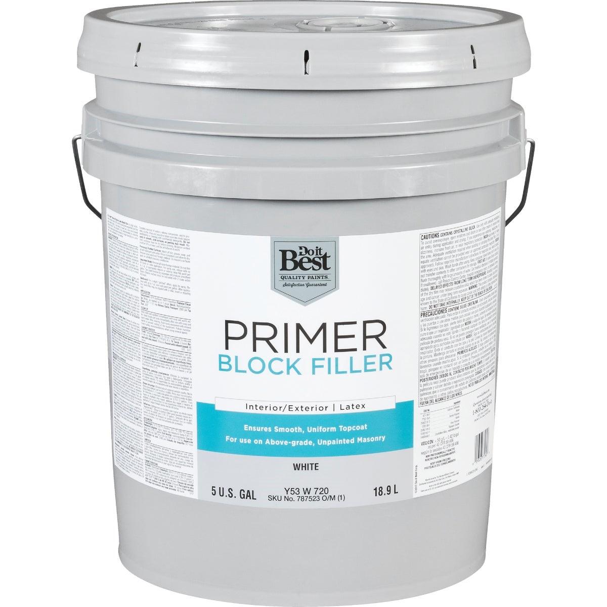 Latex Masonry Block Filler, 5 Gal.