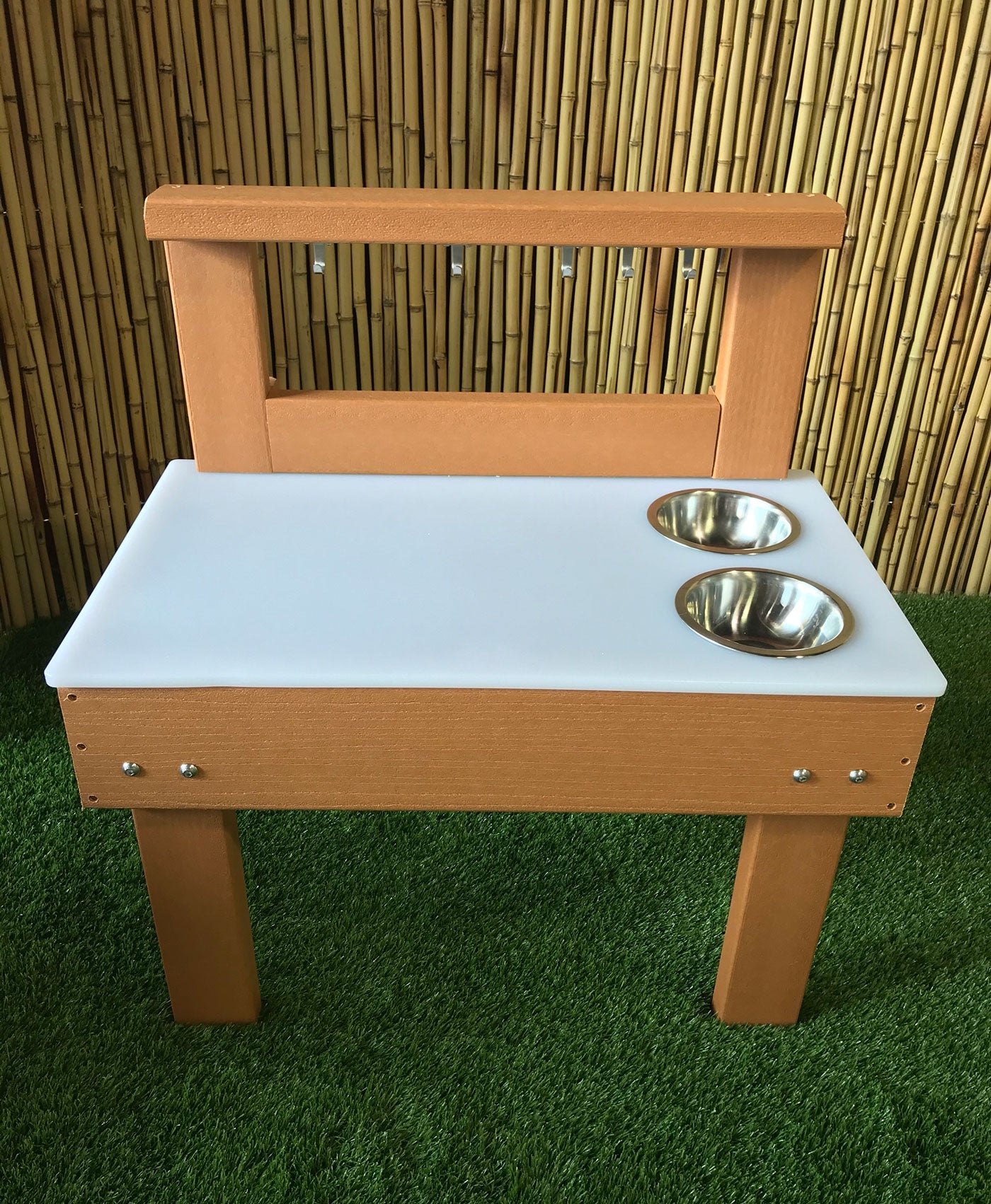 Kids' Station Indoor/Outdoor Toddler Mud Kitchen Without Utensils