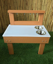 Kids' Station Indoor/Outdoor Toddler Mud Kitchen Without Utensils