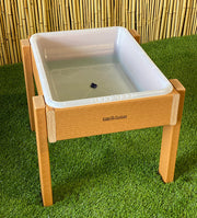 Kids' Station Outdoor Sand/Water Table, Semi-Clear Pan W/ Drain