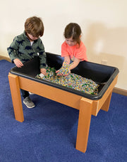 Kids' Station Outdoor Large Sand/Water Table W/ Drain, Plastic