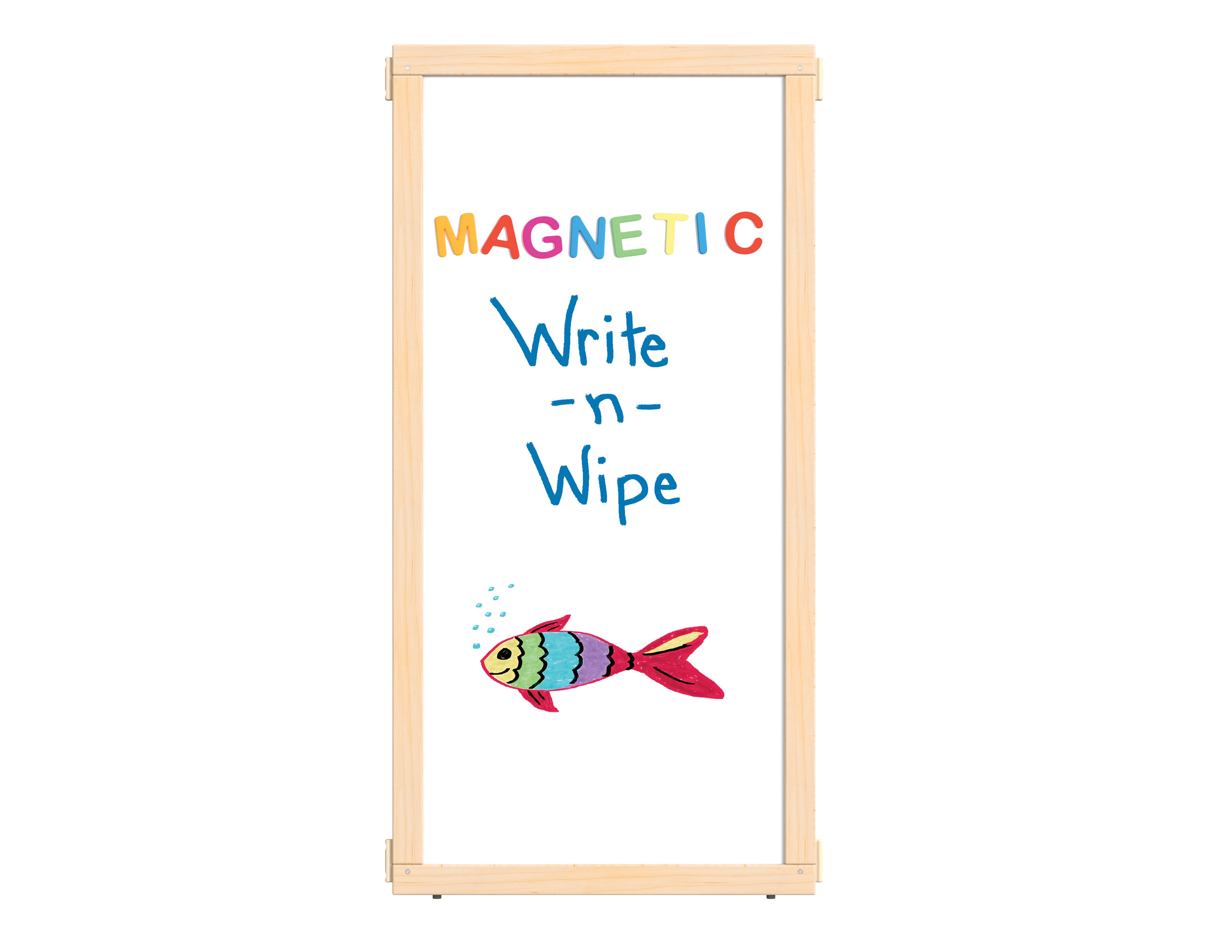 KYDZ Suite® Panel - S-height - 24" Wide - Magnetic Write-n-Wipe