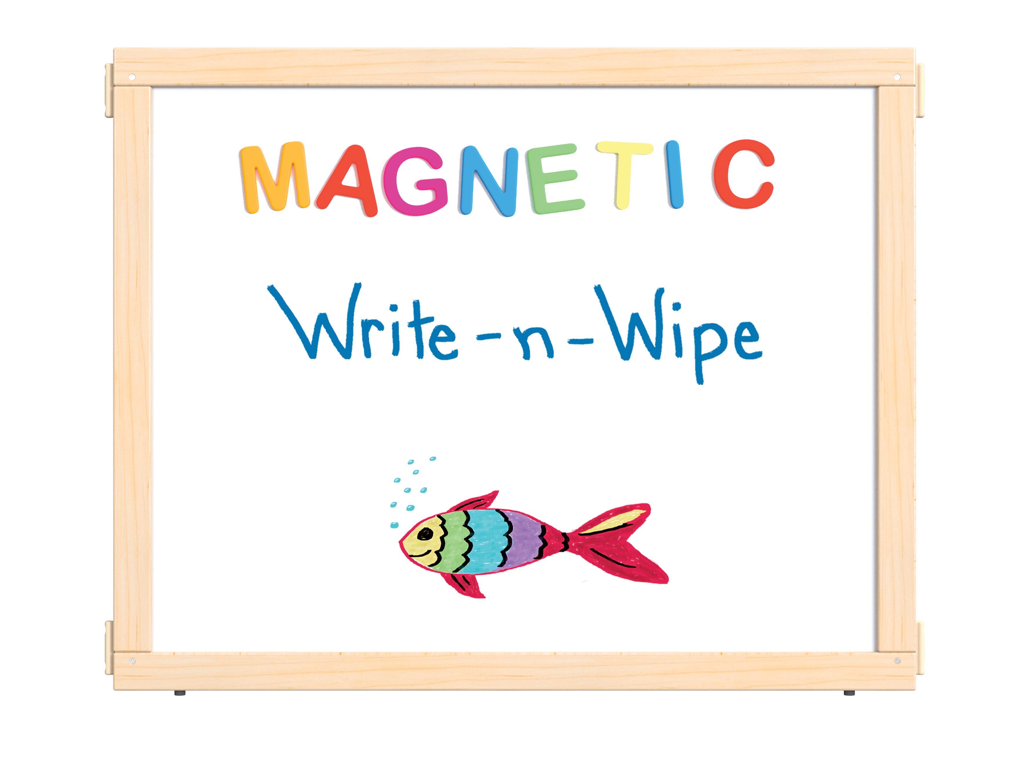 KYDZ Suite® Panel - T-height - 36" Wide - Magnetic Write-n-Wipe