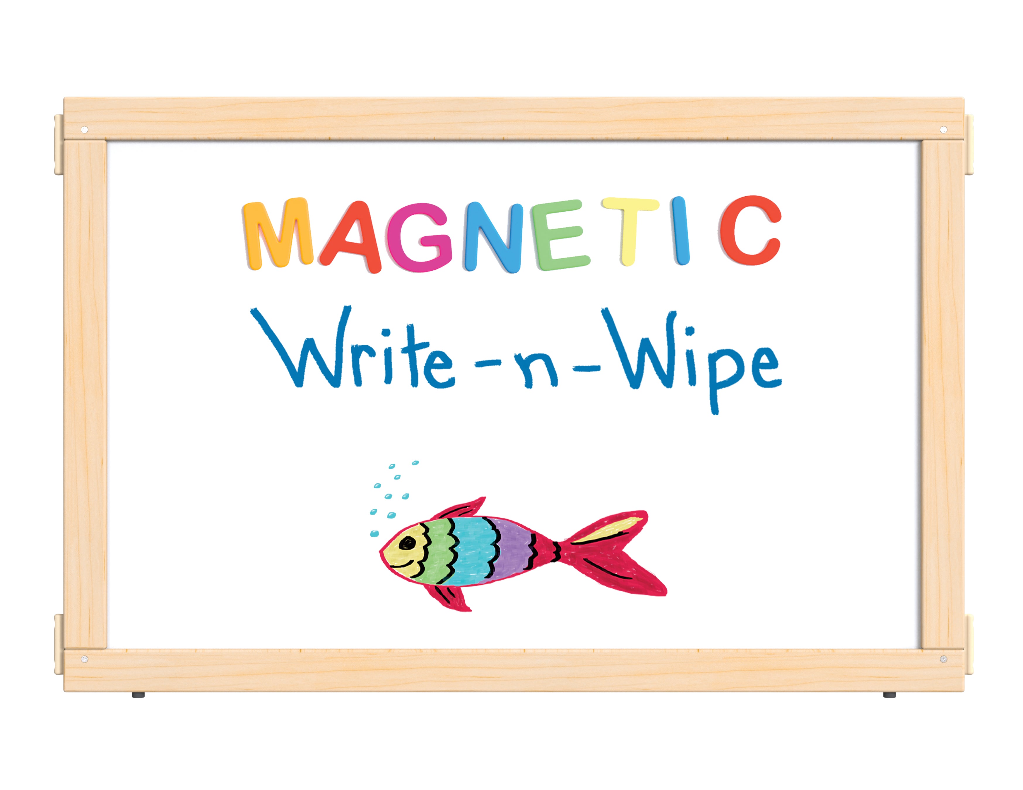 KYDZ Suite® Panel - T-height - 36" Wide - Magnetic Write-n-Wipe
