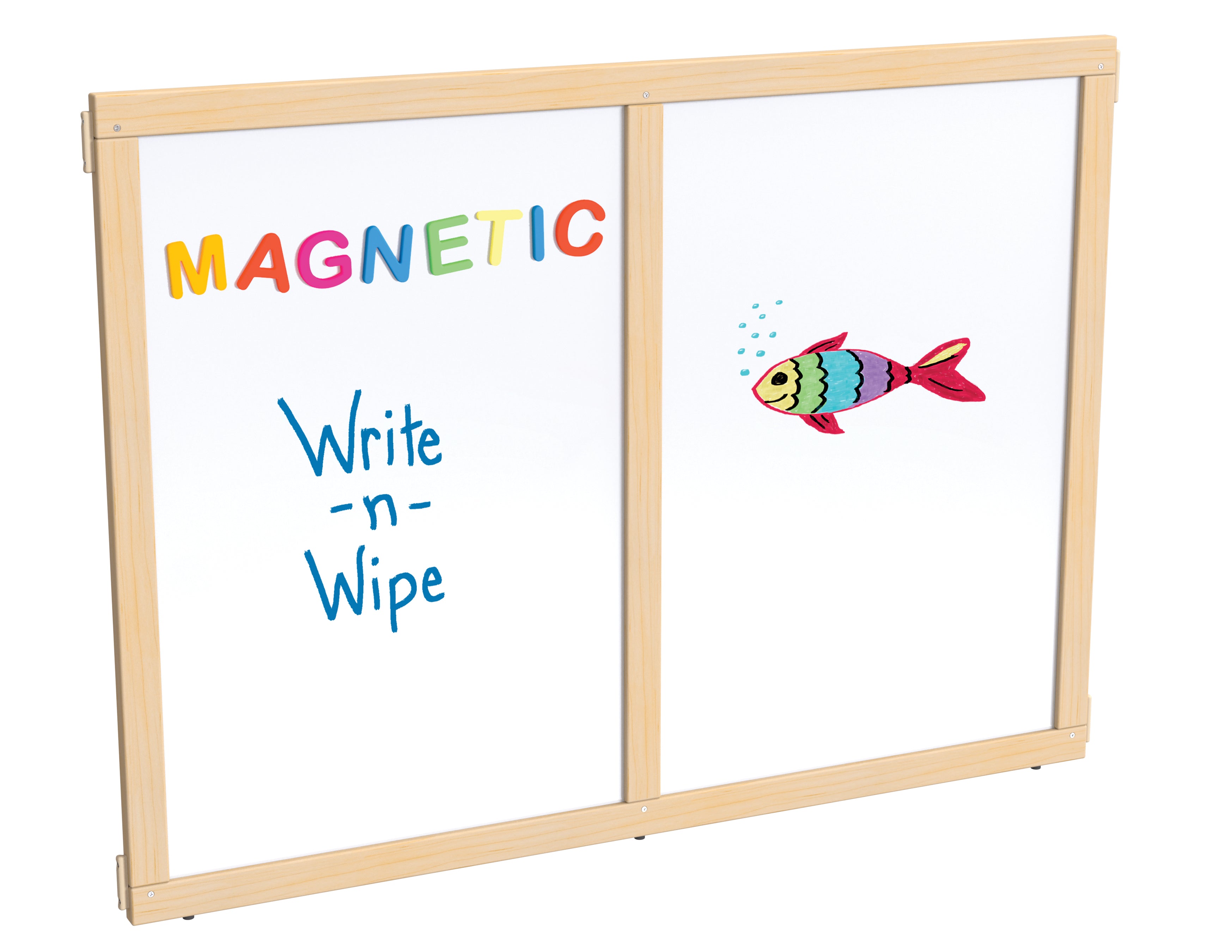 KYDZ Suite® Panel - A-height - 48" Wide - Magnetic Write-n-Wipe