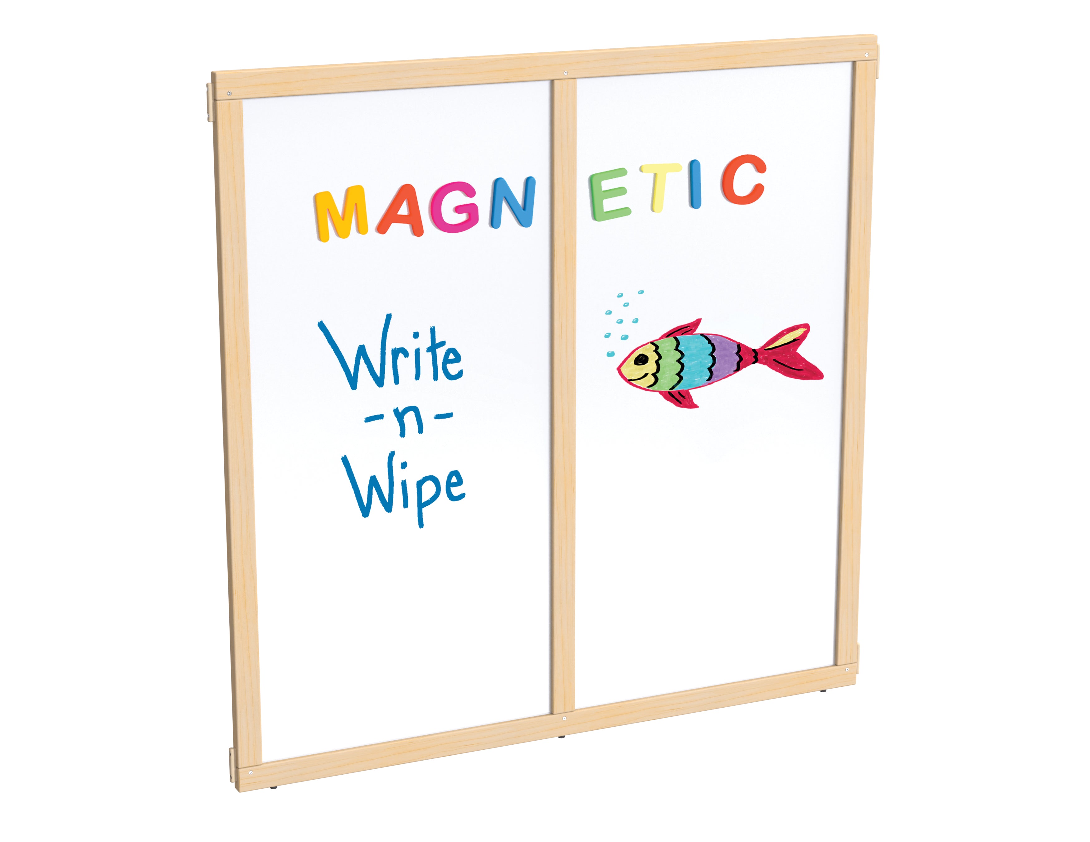 KYDZ Suite® Panel - S-height - 48" Wide - Magnetic Write-n-Wipe