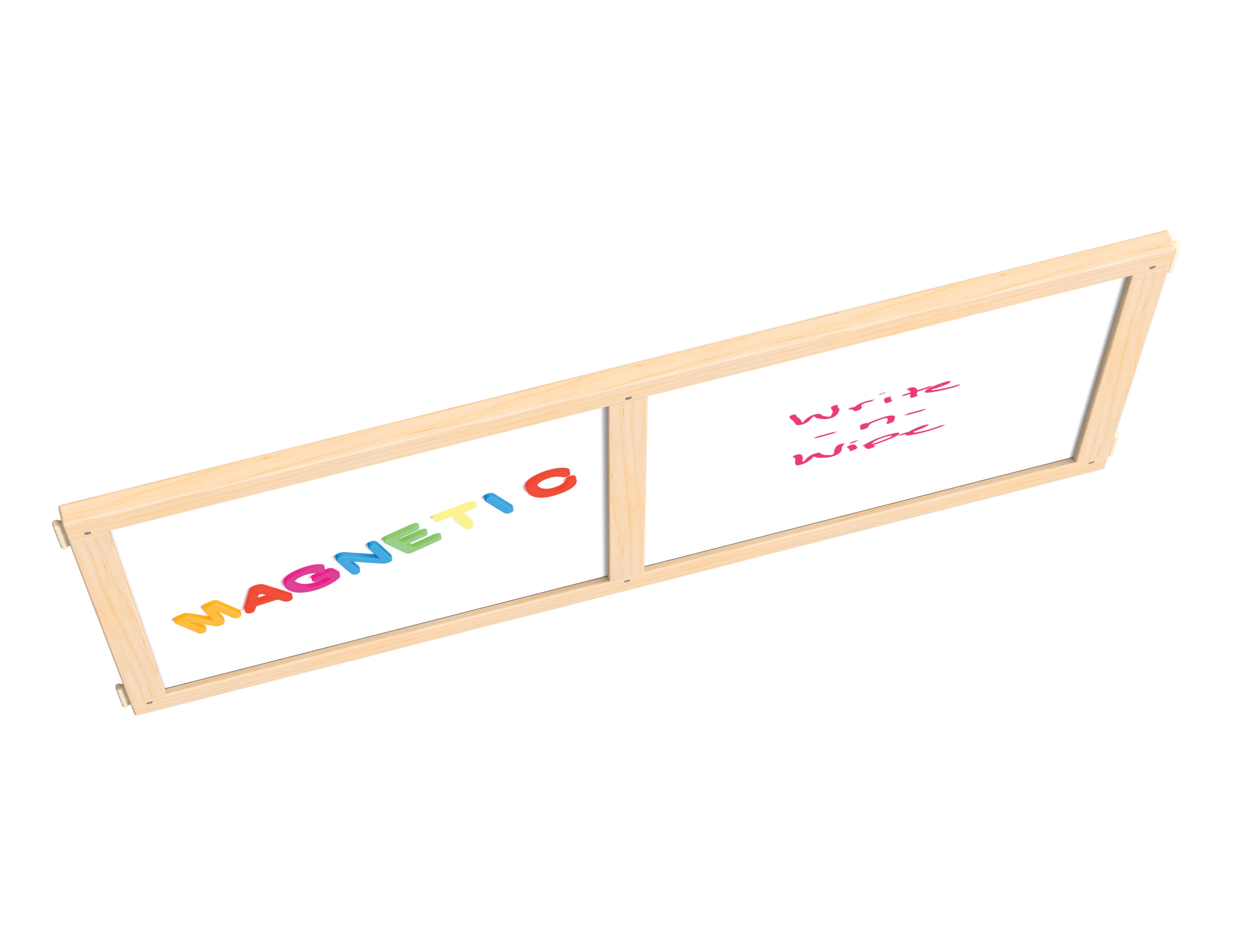 KYDZ Suite® Panel - T-height - 48" Wide - Magnetic Write-n-Wipe