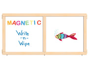 KYDZ Suite® Panel - T-height - 48" Wide - Magnetic Write-n-Wipe