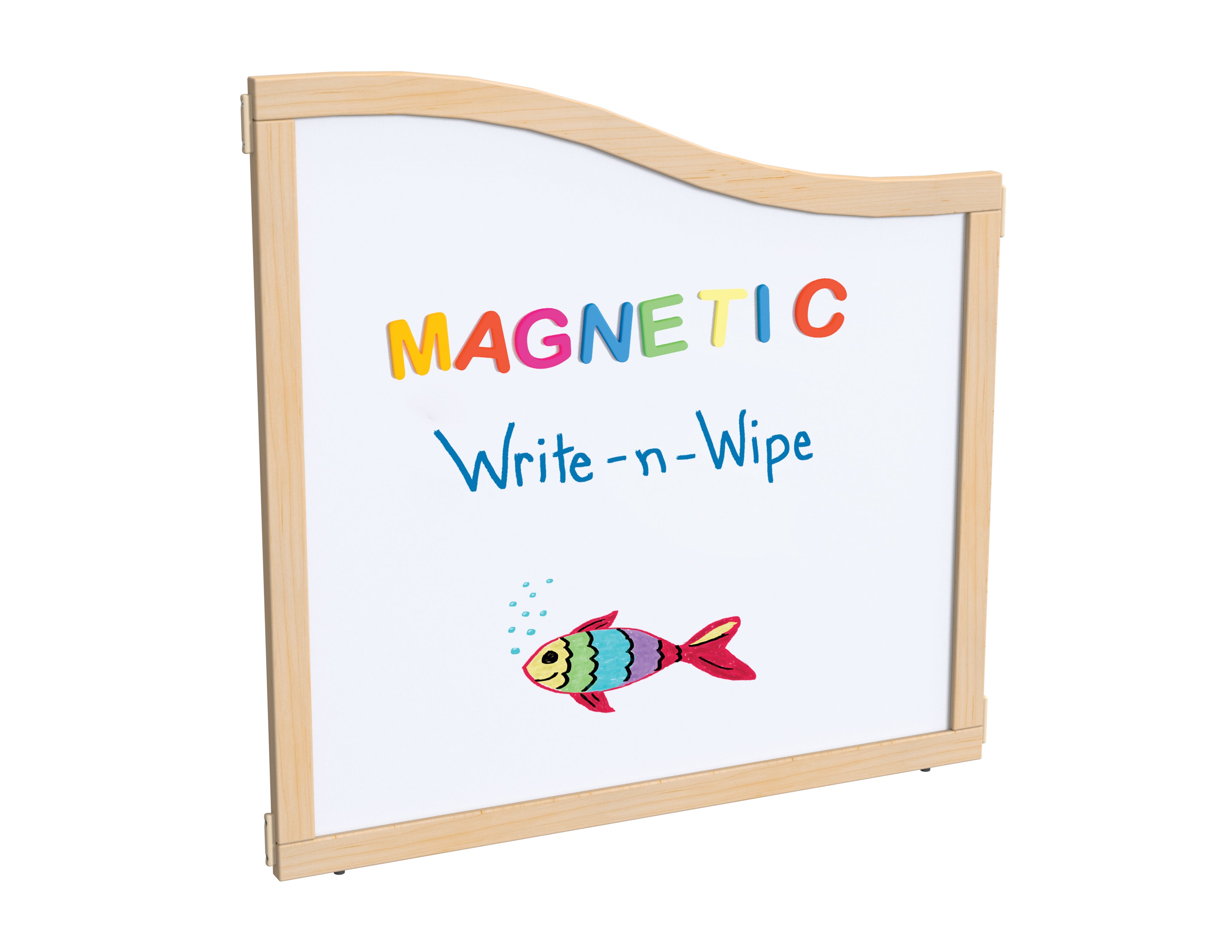 KYDZ Suite® Cascade Panel - E  To A-height - 36" Wide - Magnetic Write-n-Wipe