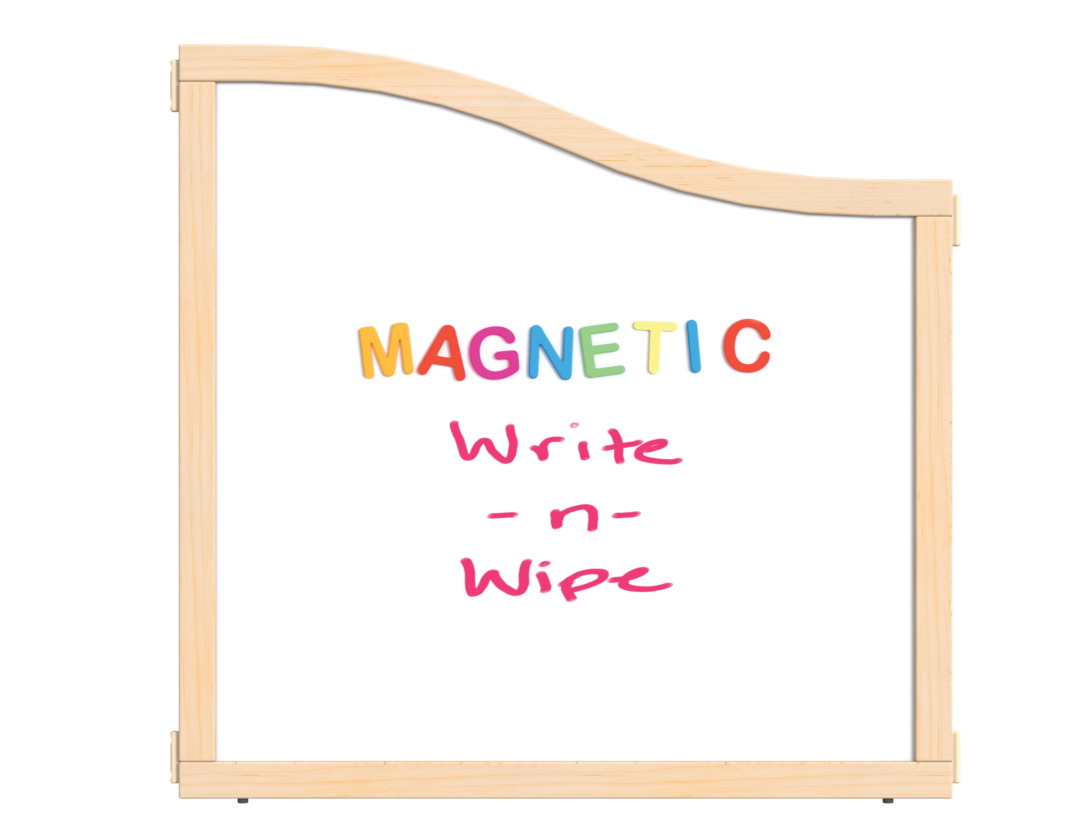 KYDZ Suite® Cascade Panel - E  To A-height - 36" Wide - Magnetic Write-n-Wipe