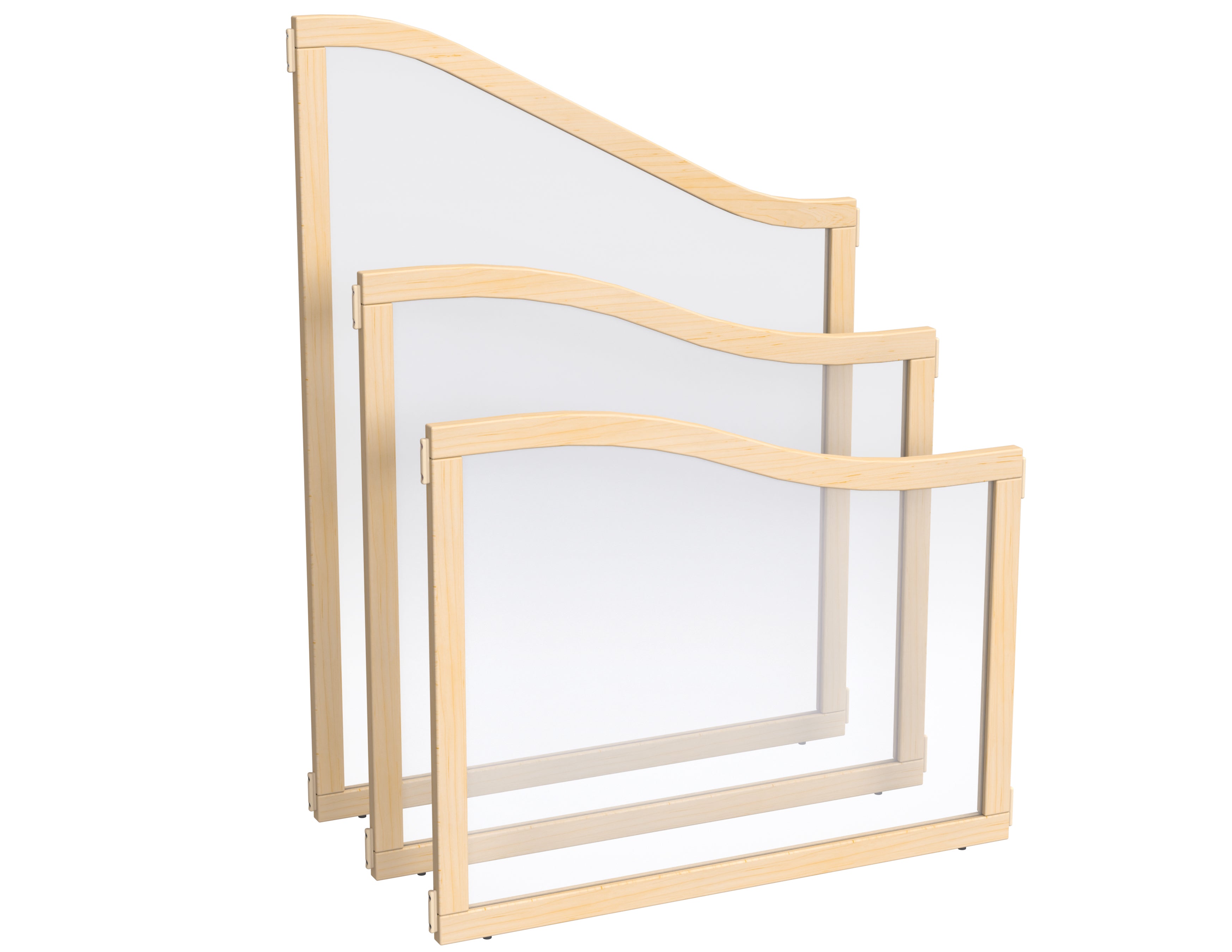 KYDZ Suite® Cascade Panel - E  To A-height - 36" Wide - See-Thru