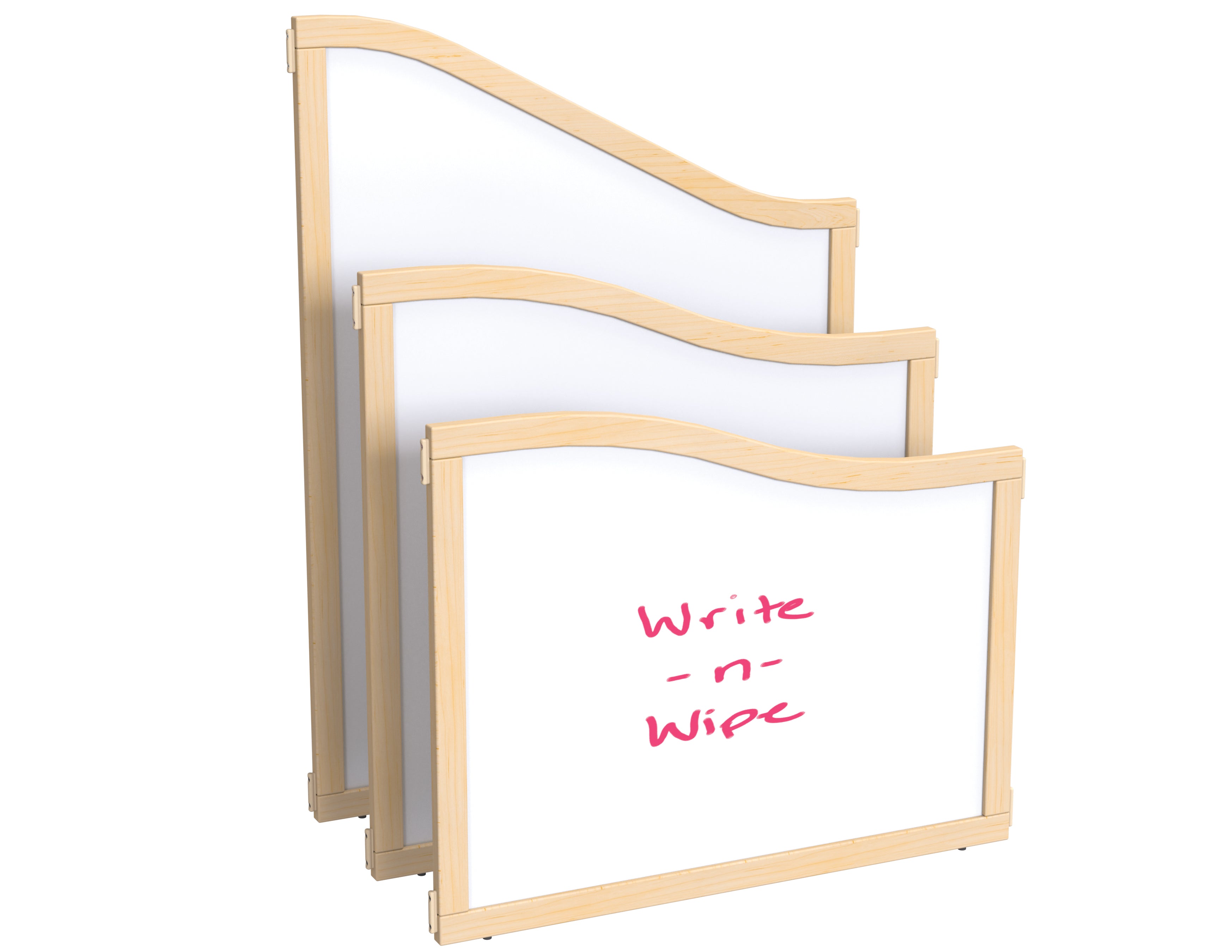 KYDZ Suite® Cascade Panel - A to S-height - 36" Wide - Write-n-Wipe