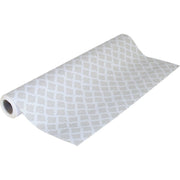 Con-Tact Grip Print 18 In. x 4 Ft. Talisman Pale Gray Non-Adhesive Shelf Liner