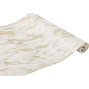 Con-Tact Creative Covering 18 In. x 9 Ft. White Marble Self-Adhesive Shelf Liner