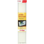 Con-Tact 24 In. x 4 Ft. Clear Under Sink Mat Non-Adhesive Shelf Liner