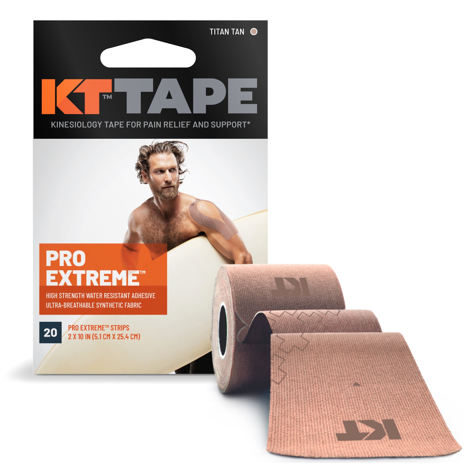 Pro Extreme 20 Strip 10" Precut Titan Tan
