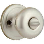 Kwikset Signature Series Satin Nickel Bed & Bath Door Knob