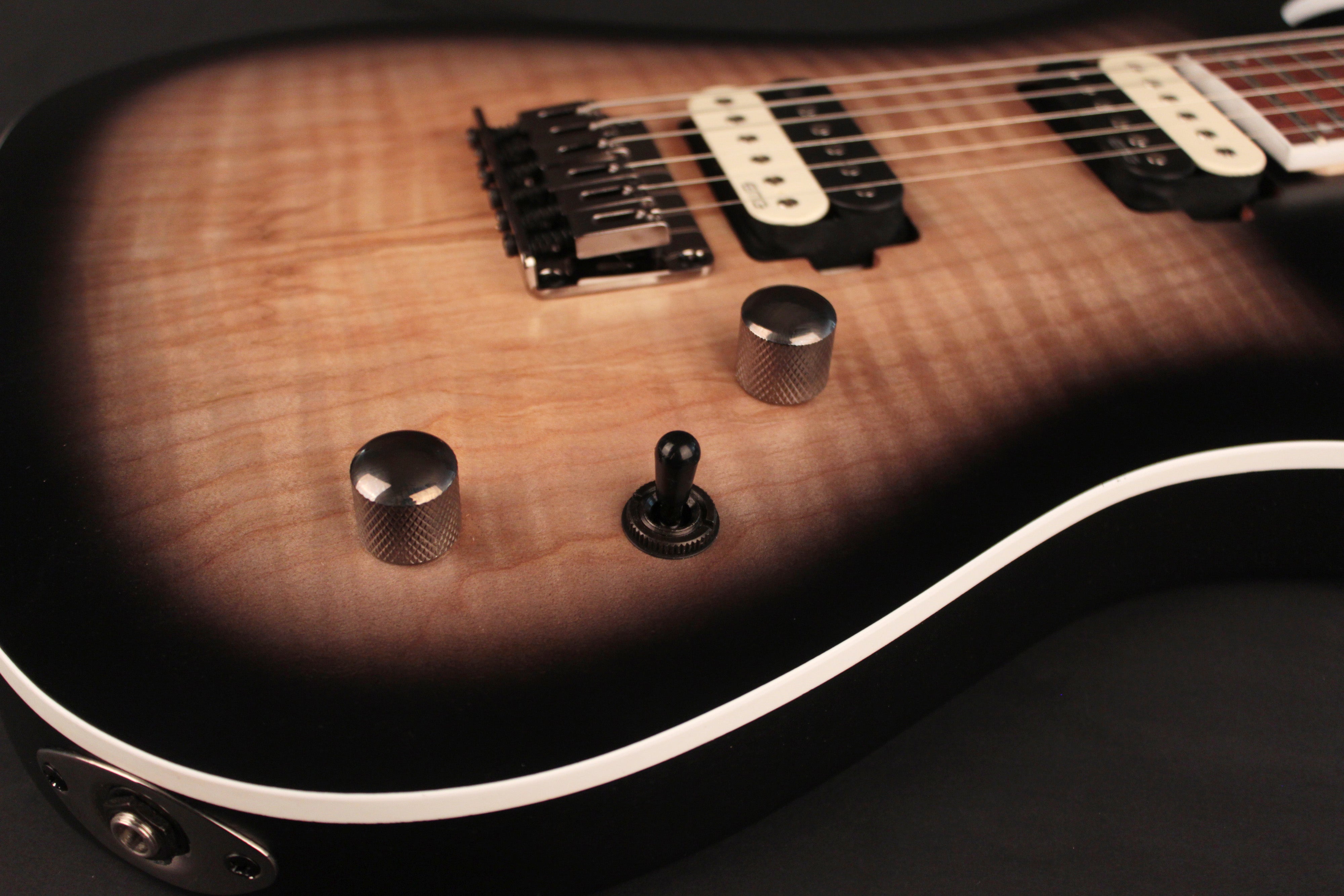 Cort KX300OPRB KX Series Electric Guitar. Open Pore Raw Burst