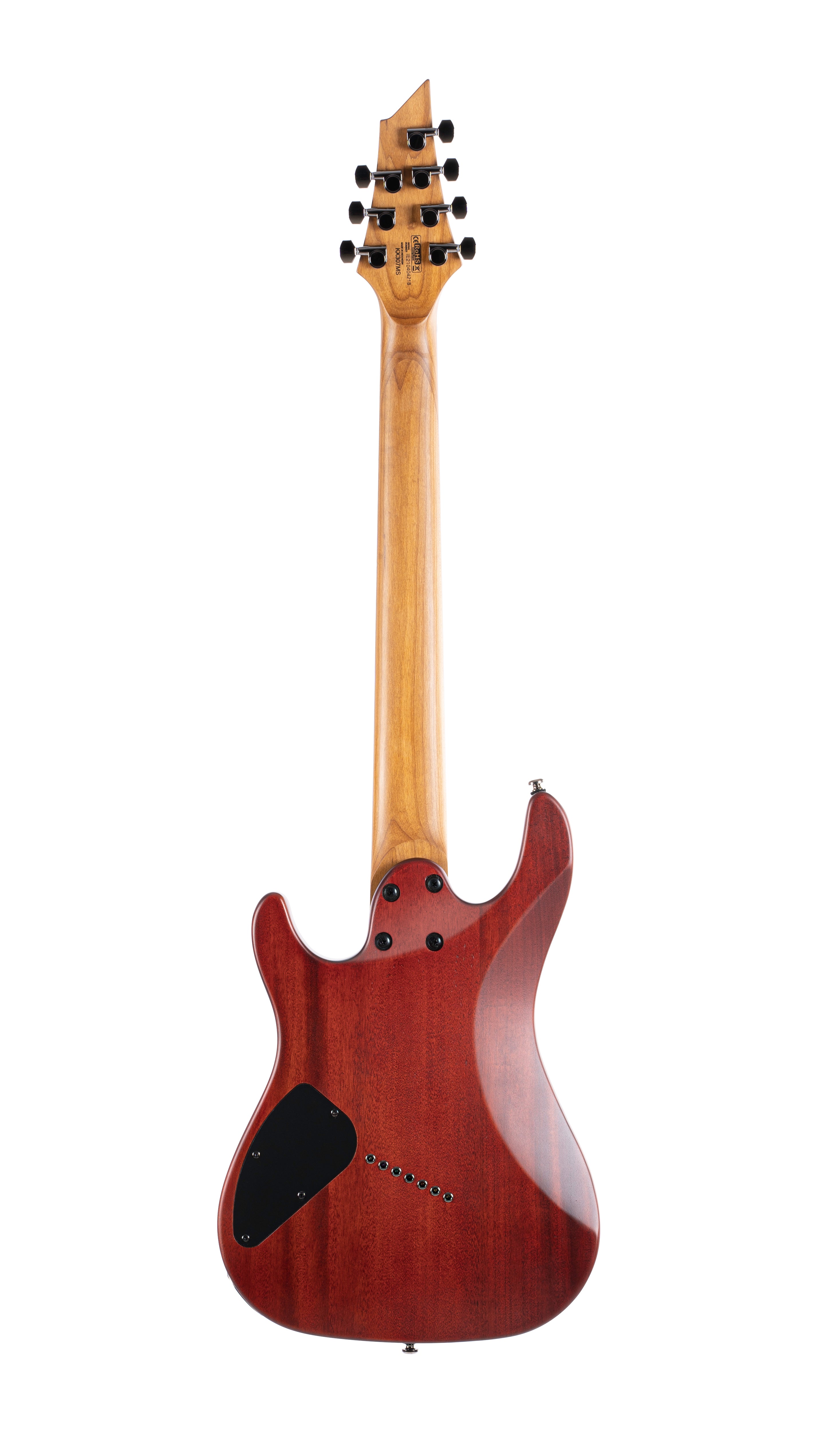 Cort KX307MSOPM KX Series Multi Scale 7 String Electric Guitar. Open Pore Mahogany