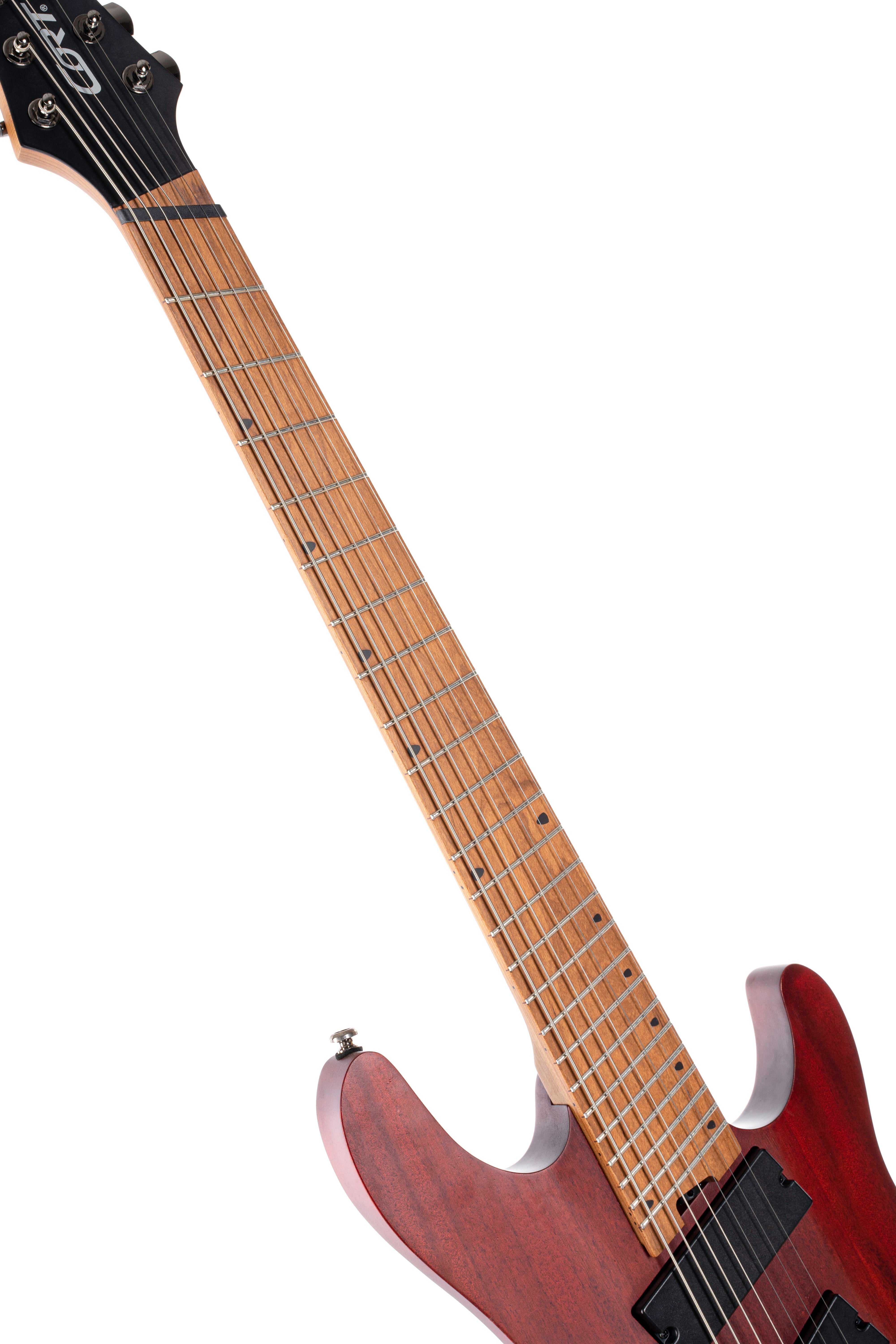 Cort KX307MSOPM KX Series Multi Scale 7 String Electric Guitar. Open Pore Mahogany