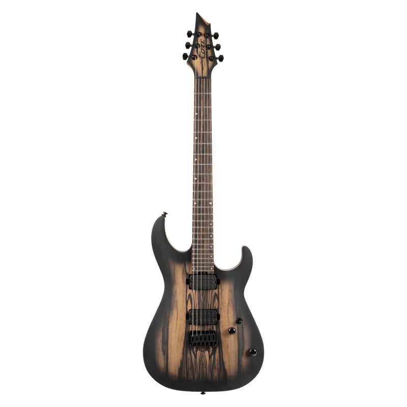 Cort KX500 6-String Pale Moon Electric Guitar, Natural Black Burst