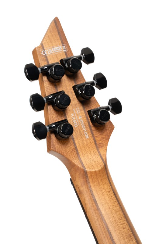 Cort KX500 6-String Pale Moon Electric Guitar, Natural Black Burst