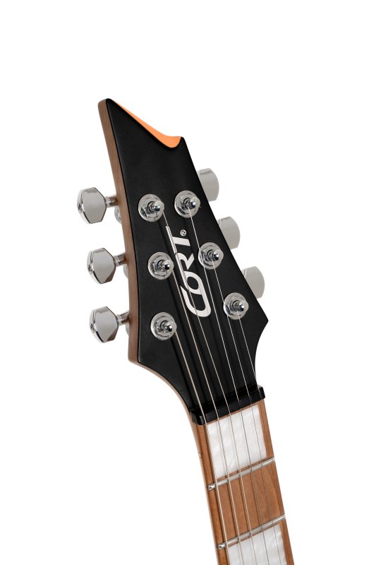 Cort KX600 Infinite Electric Guitar With Bag, Orange Crush Satin