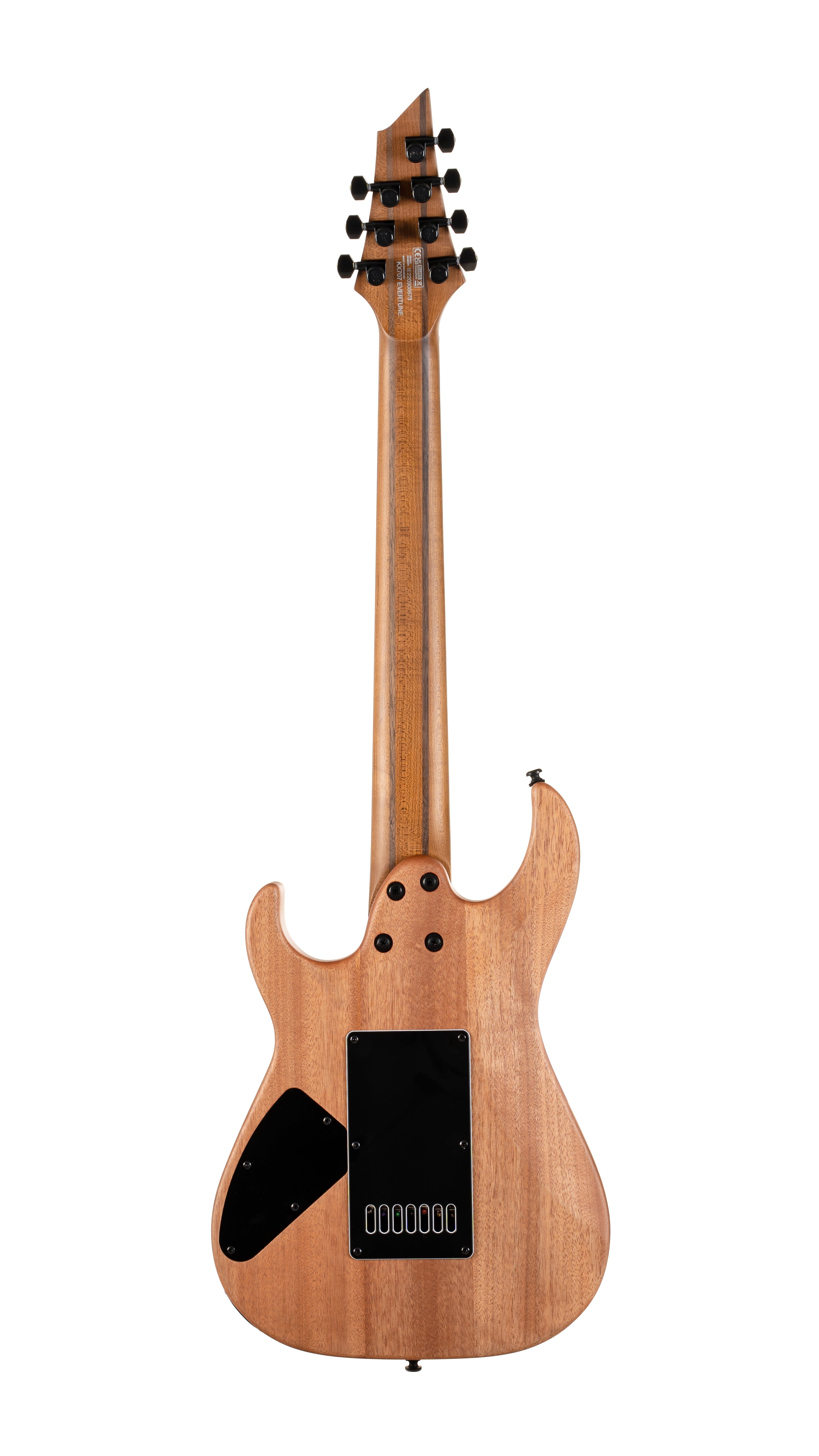 Cort KX707 KX Series 707 EverTune 7-String Electric Guitar. Open Pore Black